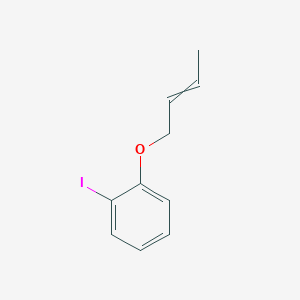 molecular formula C10H11IO B8439560 1-But-2-enyloxy-iodobenzene 