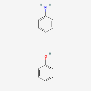 molecular formula C12H13NO B8439744 Aniline phenol 