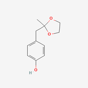 4-Hydroxyphenylpropan-2-one ethylene ketal