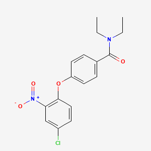 4-(4-chloro-2-nitrophenoxy)-N,N-diethylbenzamide