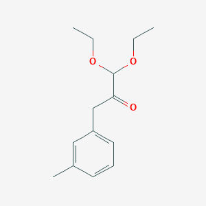 1,1-Diethoxy-3-(3-methylphenyl)propan-2-one