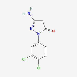 1-(3,4-Dichlorophenyl)-3-amino-2-pyrazoline-5-one