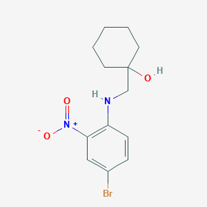 1-{[(4-Bromo-2-nitrophenyl)amino]methyl}cyclohexanol