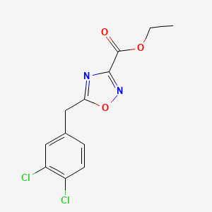 Ethyl 5-(3,4-dichlorobenzyl)-1,2,4-oxadiazole-3-carboxylate