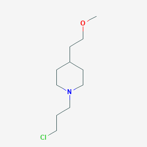 1-(3-Chloro-propyl)-4-(2-methoxy-ethyl)-piperidine