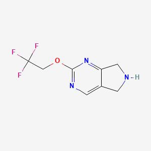 2-(2,2,2-Trifluoro-ethoxy)-6,7-dihydro-5H-pyrrolo[3,4-D]pyrimidine