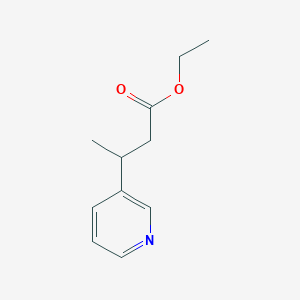 molecular formula C11H15NO2 B8439890 Ethyl 3-(pyridin-3-yl)butanoate 