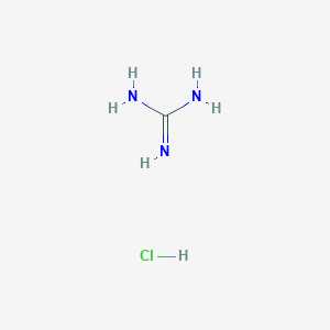 molecular formula CH6ClN3<br>CH5N3.ClH<br>CH6ClN3 B000844 Guanidine hydrochloride CAS No. 50-01-1