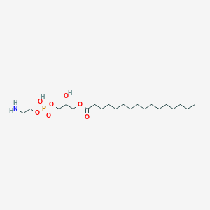 molecular formula C21H44NO7P B084404 [3-[2-Aminoethoxy(hydroxy)phosphoryl]oxy-2-hydroxypropyl] hexadecanoate CAS No. 13190-01-7