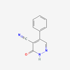 3-Oxo-5-phenyl-2,3-dihydro-pyridazine-4-carbonitrile