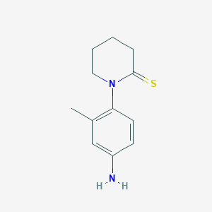 1-(4-Amino-2-methylphenyl)piperidine-2-thione