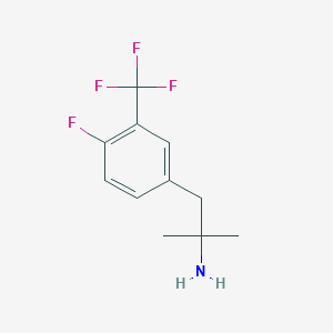 2-(4-Fluoro-3-trifluoromethyl-phenyl)-1,1-dimethyl-ethylamine