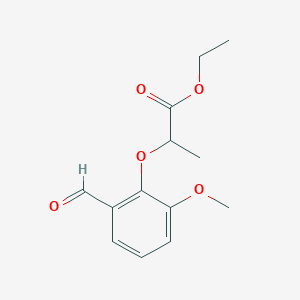 Ethyl 2-(2-formyl-6-methoxyphenoxy)propionate