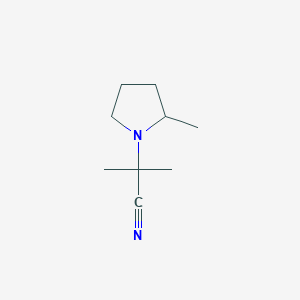 2-Methyl-2-(2-methyl-1-pyrrolidinyl)propanenitrile