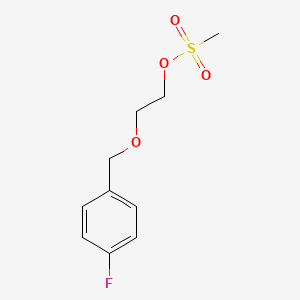 B8441146 Methanesulfonic acid 2-(4-fluoro-benzyloxy)-ethyl ester CAS No. 221194-64-5