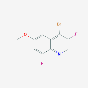 4-Bromo-3,8-difluoro-6-methoxyquinoline