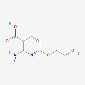 2-Amino-6-(2-hydroxy-ethoxy)-nicotinic Acid