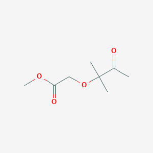 Methyl (1,1-dimethyl-2-oxopropoxy)acetate