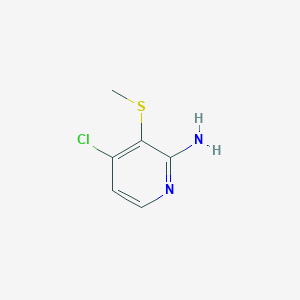 4-Chloro-3-(methylthio)pyridin-2-amine
