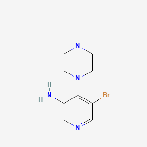 5-Bromo-4-(4-methylpiperazin-1-yl)pyridin-3-amine