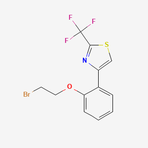 Thiazole, 4-[2-(2-bromoethoxy)phenyl]-2-(trifluoromethyl)-