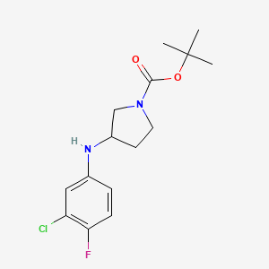 Tert-butyl 3-(3-chloro-4-fluoroanilino)pyrrolidine-1-carboxylate