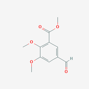 molecular formula C11H12O5 B8441693 Methyl 5-formyl-2,3-dimethoxybenzoate 