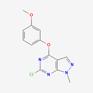 B8442035 6-Chloro-4-(3-methoxy-phenoxy)-1-methyl-1h-pyrazolo[3,4-d]pyrimidine CAS No. 1174631-07-2