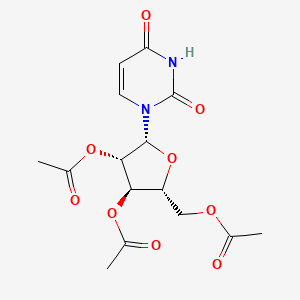 molecular formula C15H18N2O9 B8442200 Spongouridine 2',3',5'-triacetate 
