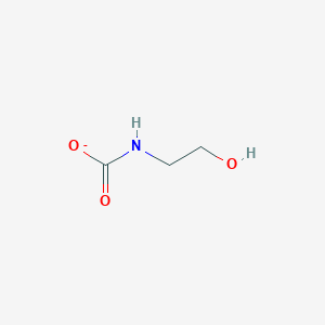 molecular formula C3H6NO3- B8442604 (2-Hydroxyethyl)carbamate 