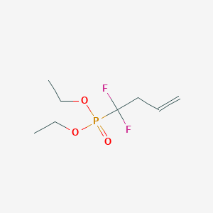 molecular formula C8H15F2O3P B8442650 Diethyl(1,1-difluoro-3-butenyl)phosphonate 