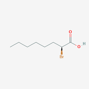 molecular formula C8H15BrO2 B8442669 (S)-2-bromo-octanoic acid 