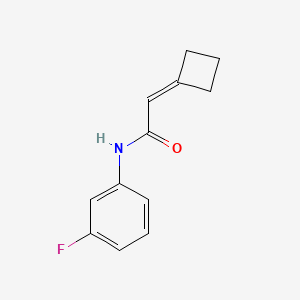 2-cyclobutylidene-N-(3-fluorophenyl)-acetamide