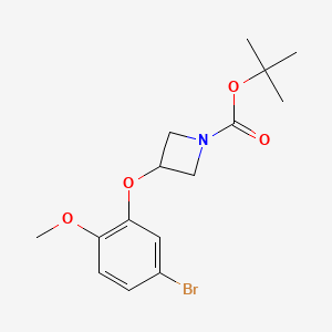 3-(5-Bromo-2-methoxy-phenoxy)-azetidine-1-carboxylic acid tert-butyl ester