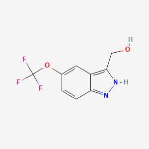1H-Indazole-3-methanol, 5-(trifluoromethoxy)-