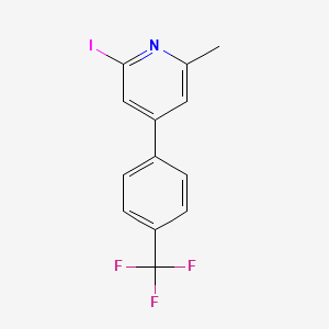 2-Iodo-6-methyl-4-(4-trifluoromethyl-phenyl)pyridine