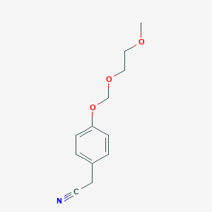 4-Methoxyethoxymethoxybenzyl cyanide