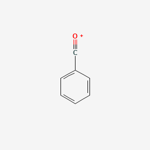 molecular formula C7H5O+ B8442923 Benzylium 