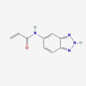 molecular formula C9H8N4O B8443009 5-Acryloylaminobenzotriazole 