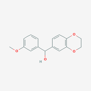 (2,3-Dihydro-benzo[1,4]dioxin-6-yl)-(3-methoxy-phenyl)-methanol