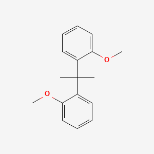 molecular formula C17H20O2 B8443230 2,2-Bis(2'-methoxyphenyl)propane 