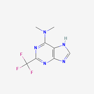 6-(dimethylamino)-2-(trifluoromethyl)-9H-purine