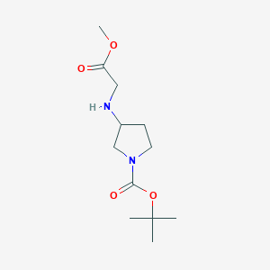 3-(Methoxycarbonylmethyl-amino)-pyrrolidine-1-carboxylic acid tert-butyl ester