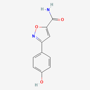 3-(4-Hydroxy-phenyl)-isoxazole-5-carboxylic acid amide