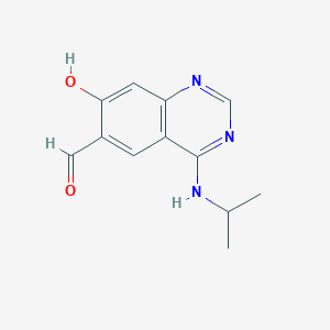 7-Hydroxy-4-(isopropylamino)quinazoline-6-carbaldehyde