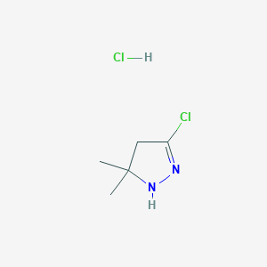 3-Chloro-5,5-dimethyl-4,5-dihydro-1H-pyrazole.Hydrochloride