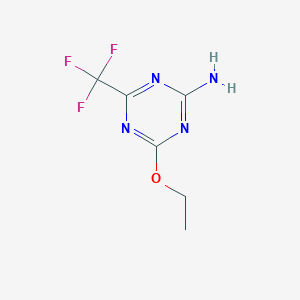 1,3,5-Triazin-2-amine, 4-ethoxy-6-(trifluoromethyl)-