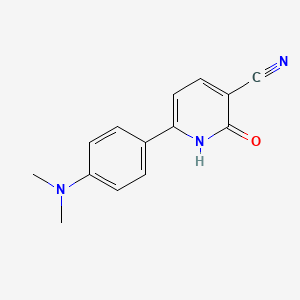 6-[p-(Dimethylamino)phenyl]-1,2-dihydro-2-oxonicotinonitrile