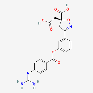 molecular formula C20H18N4O7 B8443350 Human enteropeptidase-IN-1 