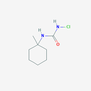 molecular formula C8H15ClN2O B8443375 1-Chloro-3-(1-methylcyclohexyl)urea 